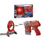 Játékfegyver, kiegészítőkkel, Wooze Target Shot, piros