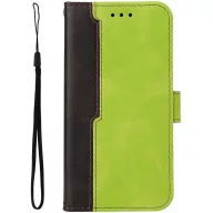   Xiaomi 15 Pro, Oldalra nyíló tok, stand, kártyatartóval, kézpánttal, Wooze Colour Wallet, zöld