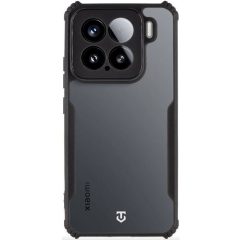   Xiaomi 15, Szilikon tok, közepesen ütésálló, légpárnás sarok, Tactical Quantum Stealth, átlátszó/fekete
