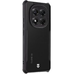   Xiaomi Redmi Note 14 Pro 5G (Global) / Poco X7, Szilikon tok, közepesen ütésálló, légpárnás sarok, Tactical Quantum Stealth, átlátszó/fekete