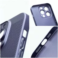   Xiaomi Redmi K60 Ultra, Műanyag hátlap védőtok, légáteresztő, lyukacsos minta, Breezy, kék