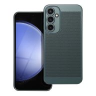   Samsung Galaxy S23 FE SM-S711, Műanyag hátlap védőtok, légáteresztő, lyukacsos minta, Breezy, zöld