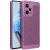 Samsung Galaxy S25 Edge SM-S937, Műanyag hátlap védőtok, légáteresztő, lyukacsos minta, Breezy, lila