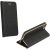 Samsung Galaxy S25 Edge SM-S937, Oldalra nyíló tok, stand, Luna Book, fekete