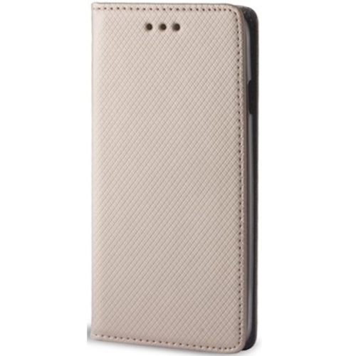 Samsung Galaxy S25 Edge SM-S937, Oldalra nyíló tok, stand, Smart Magnet, arany