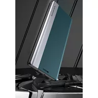   Xiaomi Redmi K70 / K70 Pro / Poco F6 Pro, Oldalra nyíló tok, stand, Wooze Silver Line, világoskék