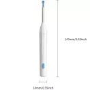 Elektromos fültisztító készlet, otoszkóp, HD mini kamerával, Wifi-s, LED világítással, Wooze Visual Ear Cleaner, fehér