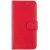 Xiaomi Redmi Note 14S, Oldalra nyíló tok, stand, kártyatartóval, csatos, Tactical Field Notes, piros