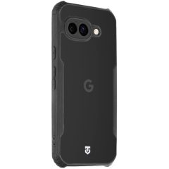   Google Pixel 9a, Szilikon tok, közepesen ütésálló, légpárnás sarok, Tactical Quantum Stealth, átlátszó/fekete
