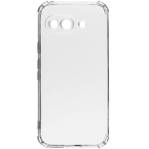 Google Pixel 9a, Szilikon tok, légpárnás sarok, Tactical TPU Plyo, átlátszó