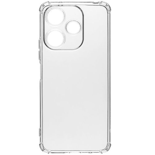 Xiaomi Redmi Note 14S, Szilikon tok, légpárnás sarok, Tactical TPU Plyo, átlátszó