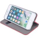 Oppo Reno13 Pro, Oldalra nyíló tok, stand, Smart Magnet, piros