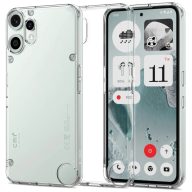   Nothing CMF Phone 2 Pro, Műanyag hátlap védőtok + szilikon keret, FlexAir Hybrid, átlátszó