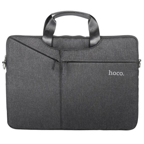 Laptop táska, 15.6" készülékig, vállpánttal, Hoco GT4, sötétszürke