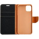 Samsung Galaxy S24 Plus SM-S926, Oldalra nyíló tok, stand, Canvas Book, fekete