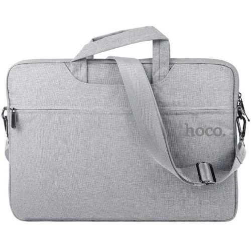 Laptop táska, 15.6" készülékig, vállpánttal, Hoco GT1, szürke