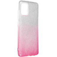   Samsung Galaxy S24 Ultra SM-S928, Szilikon tok, csillogó, Forcell Shining, vörösarany/ezüst