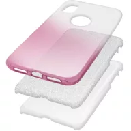   Samsung Galaxy S24 Ultra SM-S928, Szilikon tok, csillogó, Forcell Shining, vörösarany/ezüst