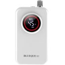 Elektromos körömcsiszoló gép, akkumulátoros, kijelzővel, hordozható, övcsipesszel, Blueque BQ-119, fehér