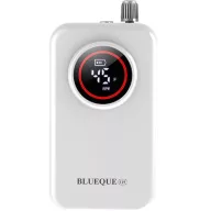   Elektromos körömcsiszoló gép, akkumulátoros, kijelzővel, hordozható, övcsipesszel, Blueque BQ-119, fehér
