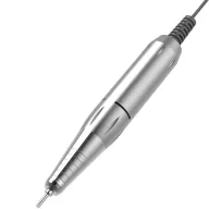   Elektromos körömcsiszoló gép, akkumulátoros, kijelzővel, hordozható, övcsipesszel, Blueque BQ-119, fehér
