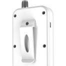 Elektromos körömcsiszoló gép, akkumulátoros, kijelzővel, hordozható, övcsipesszel, Blueque BQ-119, fehér