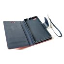 Apple iPhone Air (2025), Oldalra nyíló tok, stand, Fancy Book, piros