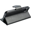 Apple iPhone 17 Pro Max, Oldalra nyíló tok, stand, Fancy Book, fekete