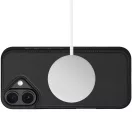 Apple iPhone 17, Oldalra nyíló tok, stand, mágnes csattal, kivehető tokkal, Magsafe töltővel kompatibilis, TP Wallett Magsafe, fekete