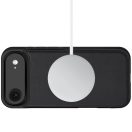 Apple iPhone Air (2025), Oldalra nyíló tok, stand, mágnes csattal, kivehető tokkal, Magsafe töltővel kompatibilis, TP Wallett Magsafe, fekete