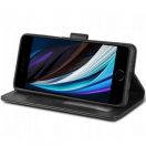 Apple iPhone Air (2025), Oldalra nyíló tok, stand, mágnes csattal, kivehető tokkal, Magsafe töltővel kompatibilis, TP Wallett Magsafe, fekete