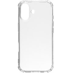   Apple iPhone 17, Szilikon tok, légpárnás sarok, Tactical TPU Plyo, átlátszó