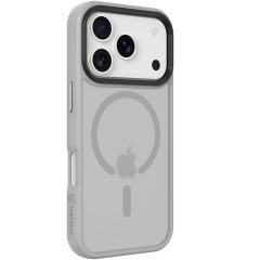   Apple iPhone 17 Pro, Műanyag hátlap védőtok + szilikon keret, közepesen ütésálló, Magsafe kompatibilis, Tactical MagForce Hyperstealth, áttetsző/világosszürke