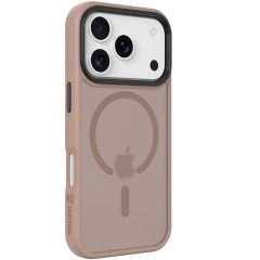   Apple iPhone 17 Pro, Műanyag hátlap védőtok + szilikon keret, közepesen ütésálló, Magsafe kompatibilis, Tactical MagForce Hyperstealth, áttetsző/barna