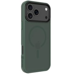   Apple iPhone 17 Pro Max, Műanyag hátlap védőtok + szilikon keret, közepesen ütésálló, Magsafe kompatibilis, Tactical MagForce Hyperstealth, áttetsző/zöld