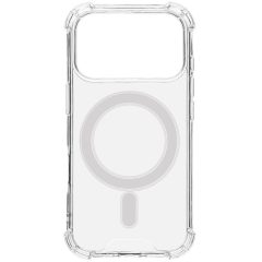   Apple iPhone 17 Pro, Műanyag hátlap védőtok + szilikon keret, közepesen ütésálló, Magsafe töltővel kompatibilis, Tactical MagForce Plyo, átlátszó