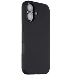   Apple iPhone 17, Szilikon tok, mikrofiber plüss belső, Magsafe kompatibilis, Tactical MagForce Velvet Smoothie, fekete