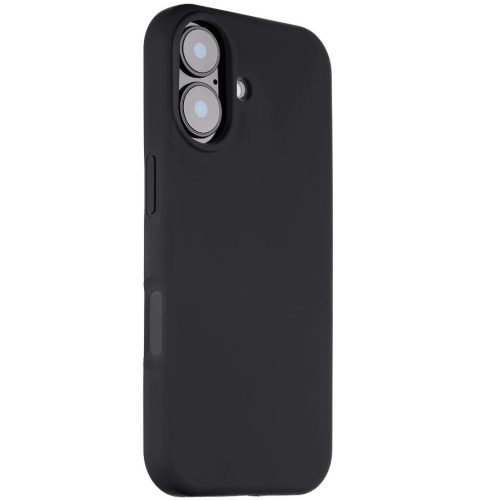 Apple iPhone 17, Szilikon tok, mikrofiber plüss belső, Magsafe kompatibilis, Tactical MagForce Velvet Smoothie, fekete