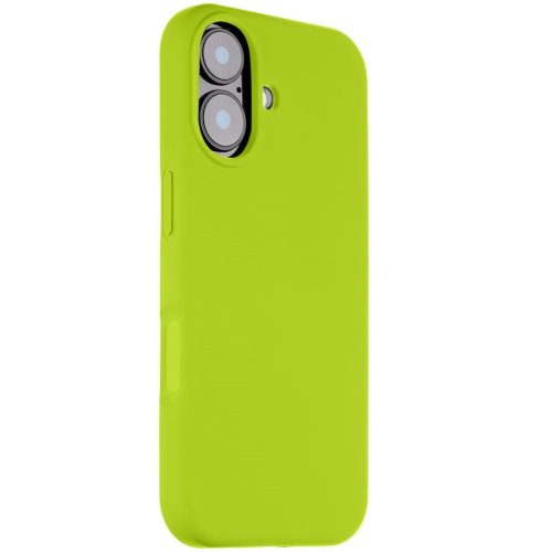 Apple iPhone 17, Szilikon tok, mikrofiber plüss belső, Magsafe kompatibilis, Tactical MagForce Velvet Smoothie, világoszöld
