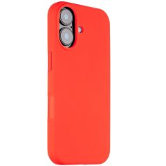   Apple iPhone 17, Szilikon tok, mikrofiber plüss belső, Magsafe kompatibilis, Tactical MagForce Velvet Smoothie, piros