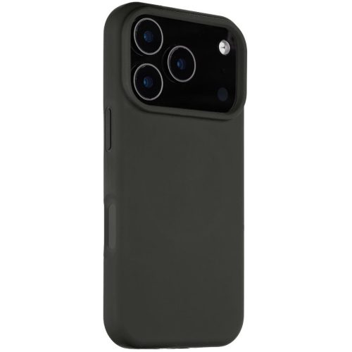 Apple iPhone 17 Pro, Szilikon tok, mikrofiber plüss belső, Magsafe kompatibilis, Tactical MagForce Velvet Smoothie, bazooka-szürke