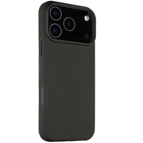 Apple iPhone 17 Pro Max, Szilikon tok, mikrofiber plüss belső, Magsafe kompatibilis, Tactical MagForce Velvet Smoothie, bazooka-szürke