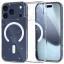 Apple iPhone 17 Pro Max, Műanyag hátlap védőtok + szilikon keret, Magsafe töltővel kompatibilis, csillogó hátlap, FlexAir Hybrid Magsafe Glitter, átlátszó