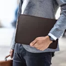 Laptop táska, 15 - 16" készülékhez, TP Fleece, sötétbarna