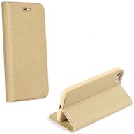   Samsung Galaxy S25 FE SM-S731, Oldalra nyíló tok, stand, Luna Book, arany