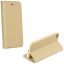 Samsung Galaxy S25 FE SM-S731, Oldalra nyíló tok, stand, Luna Book, arany