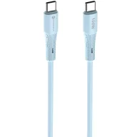   USB Type-C töltő- és adatkábel, USB Type-C, 100 cm, 5000 mA, 100W, törésgátlóval, gyorstöltés, PD, QC 4.0, Forcell F-Energy C347, kék