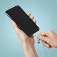   USB Type-C töltő- és adatkábel, USB Type-C, 100 cm, 5000 mA, 100W, törésgátlóval, gyorstöltés, PD, QC 4.0, Forcell F-Energy C347, kék