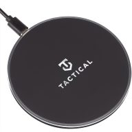   Univerzális vezeték nélküli töltő, Qi Wireless, gyorstöltés, LED - es, 15W, Tactical Base Plug, fekete