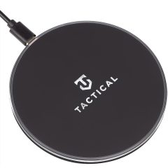   Univerzális vezeték nélküli töltő, Qi Wireless, gyorstöltés, LED - es, 15W, Tactical Base Plug, fekete